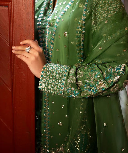 3 Piece Luxury Silk Pret - Leia