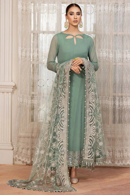 Luxury Chiffon 3 Piece Stitched - Laurel