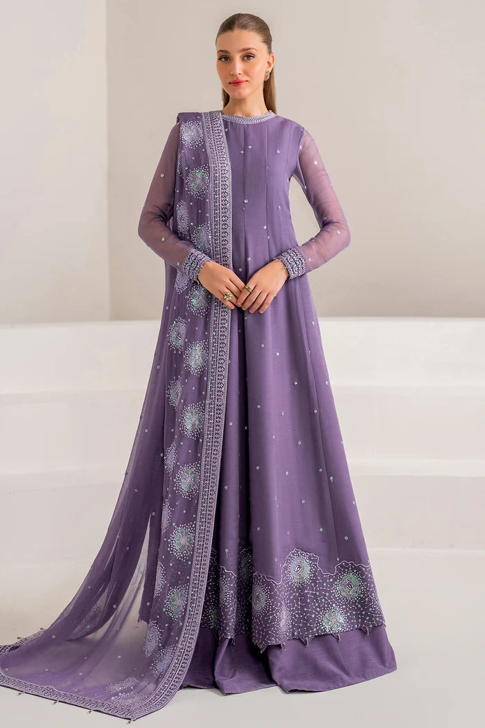 Embroidered Purple Lehanga Set - Azalea