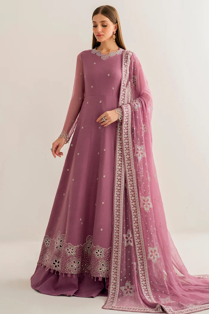 Embroidered Chiffon Lehanga Suit - Elena