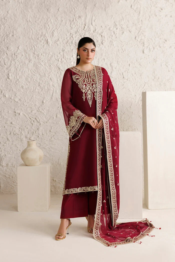 women wearing luxury 3pc pakistani suit 