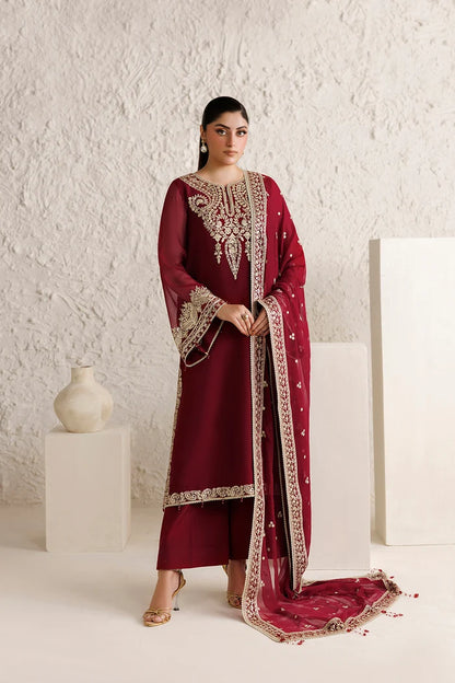women wearing luxury 3pc pakistani suit 