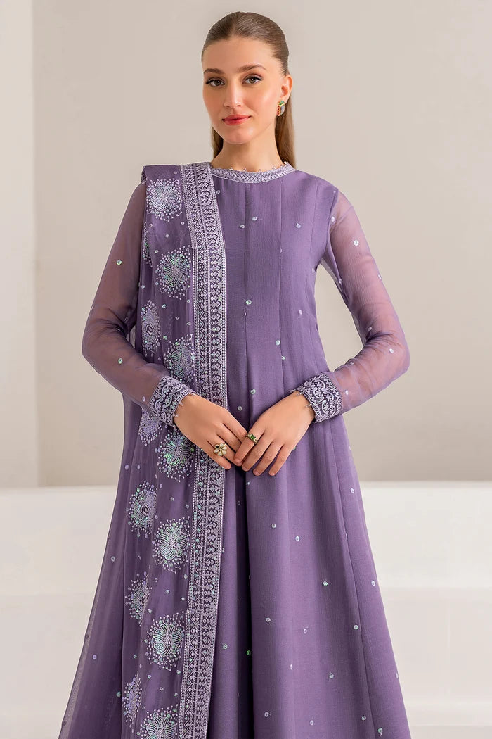 Embroidered Purple Lehanga Set - Azalea