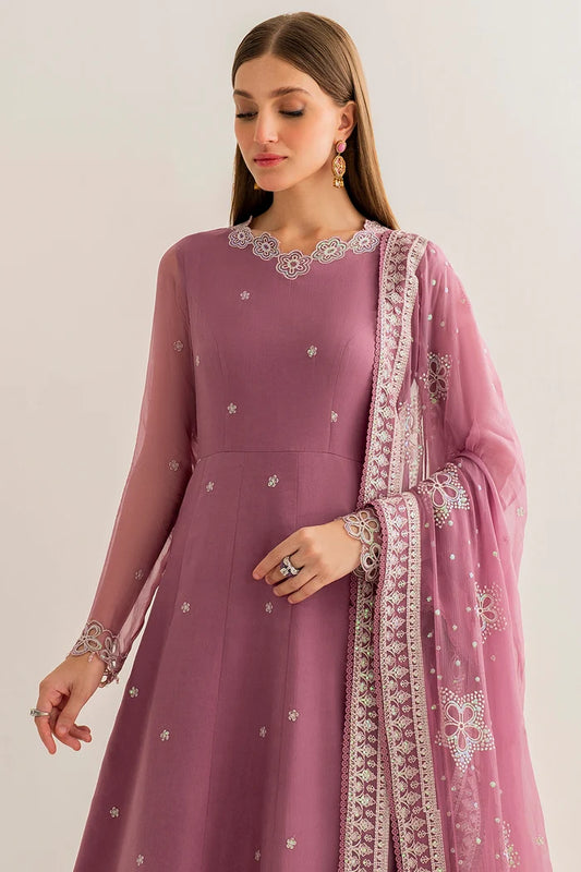 Embroidered Chiffon Lehanga Suit - Elena