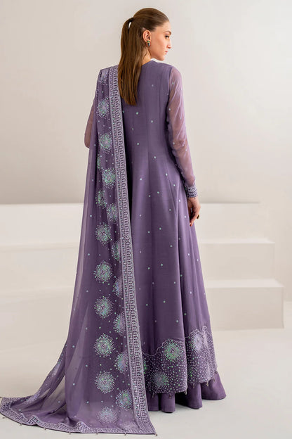 Embroidered Purple Lehanga Set - Azalea