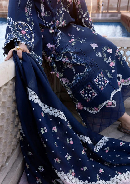 Crimson Flow 3PC Stitched Navy - Ready To Ship