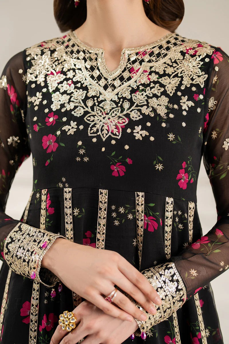 Luxury Black Formal - Fuchsia Night
