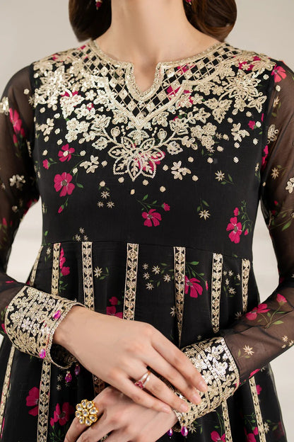 Luxury Black Formal - Fuchsia Night