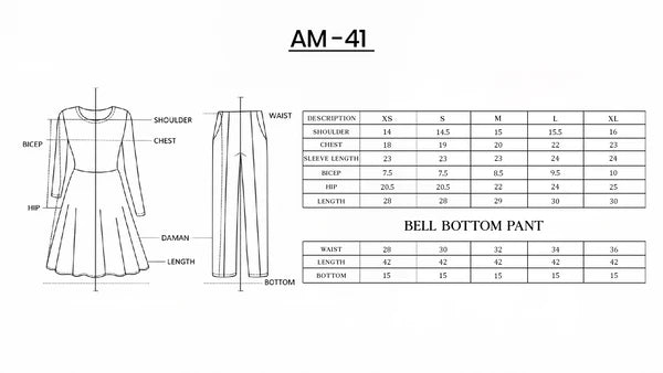 Embroidered Butter Yellow 3PC - AM-41