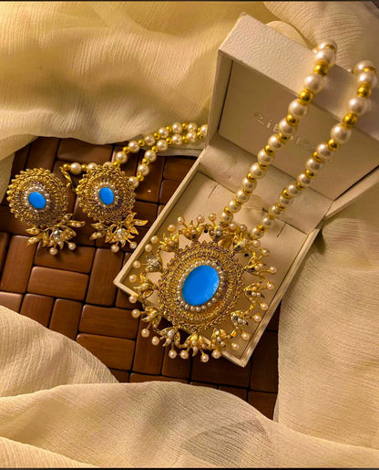 Hanina Pearl Locket Set by Rawayat - 6 Colors