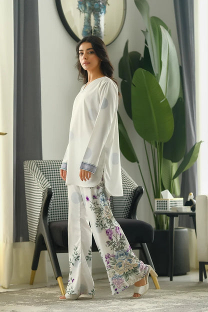 2PC Crepe Printed Set - Vyara