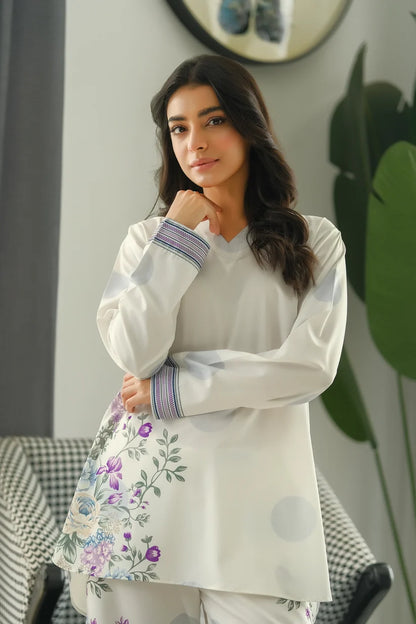 2PC Crepe Printed Set - Vyara