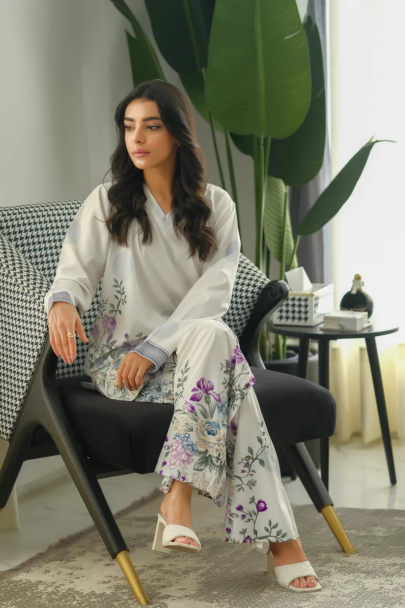 2PC Crepe Printed Set - Vyara