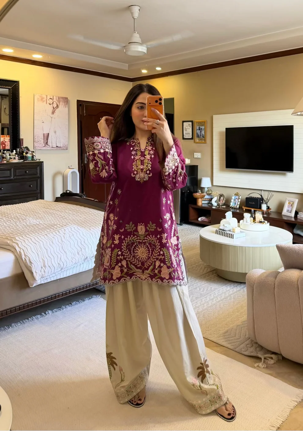 2 PIECE CO-ORD - MULBERY BLOOM