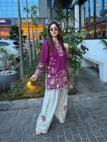 2 PIECE CO-ORD - MULBERY BLOOM
