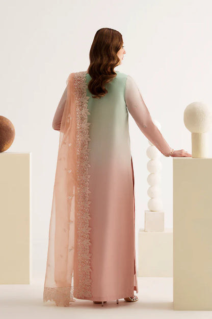 Gradient Silk Embroidered 3PC - AM-43
