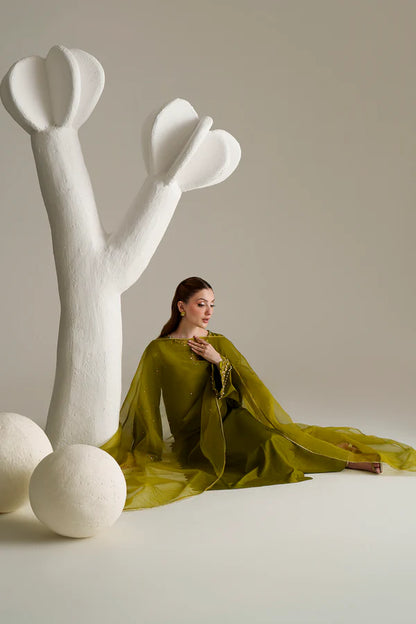3pc Neon Green Suit - AM-47