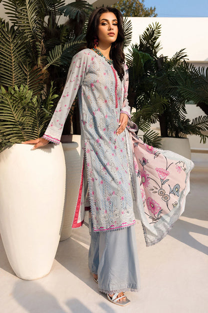 Embroidered Chickenkari Suit- Ready To Ship