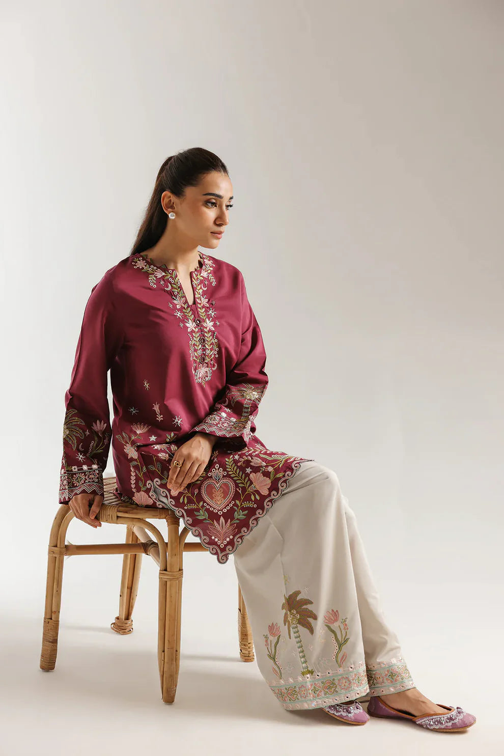 2 PIECE CO-ORD - MULBERY BLOOM