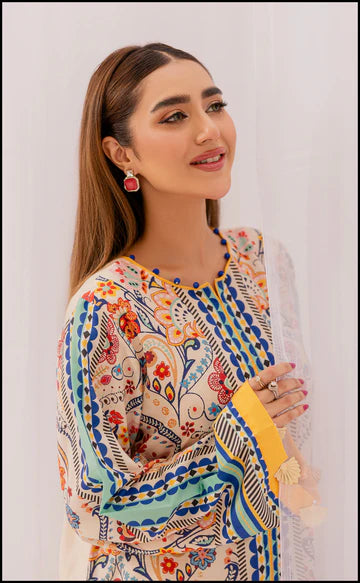 2 PIECE LAWN SILK - KAIRA