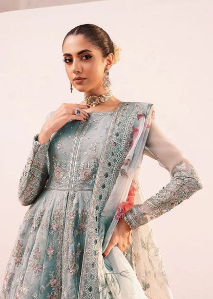 ICE BLUE EMBELLISHED DRESS - ELLIE