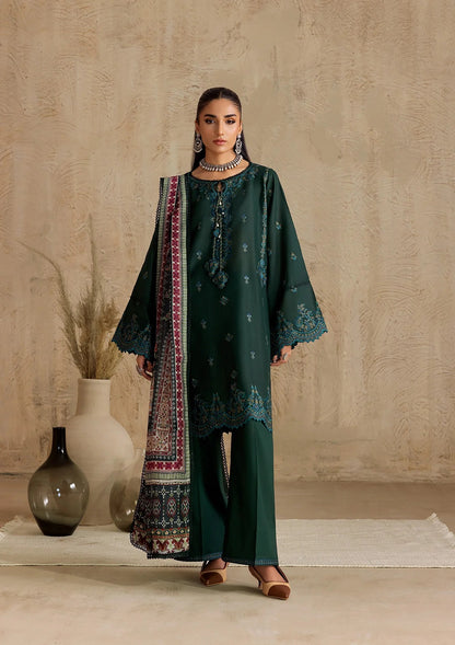 Embroidered Jacquard Lawn Suit - C2507