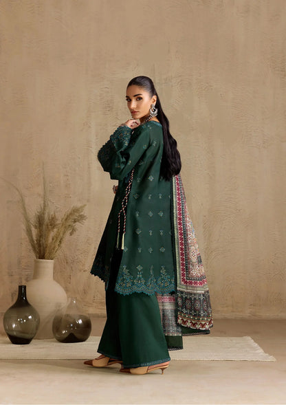 Embroidered Jacquard Lawn Suit - C2507