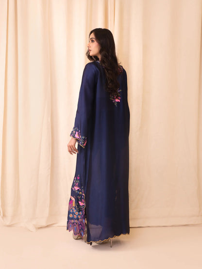 Sheesha Silk Embroidered Kaftan - Mia
